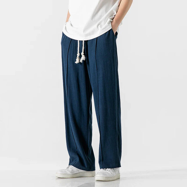Men's Sweatpants in Wide Leg Fit – Relaxed Drawstring Style