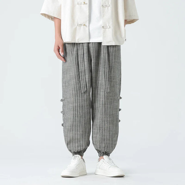 Men's Sweatpants | Relaxed Striped Trousers
