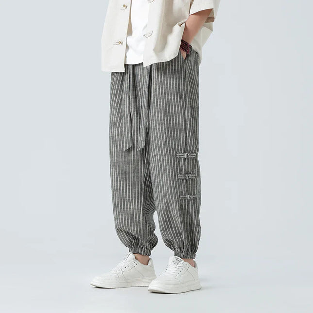 Men's Sweatpants | Relaxed Striped Trousers