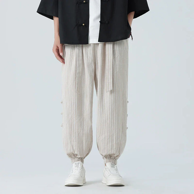 Men's Sweatpants | Relaxed Striped Trousers