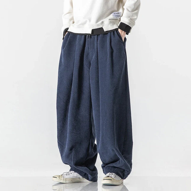 Men's Sweatpants | Wide Leg Drawstring Trousers