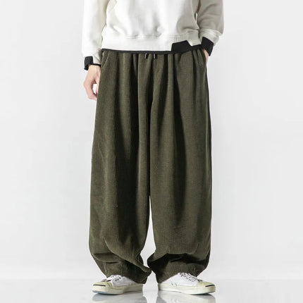 Men's Sweatpants | Wide Leg Drawstring Trousers