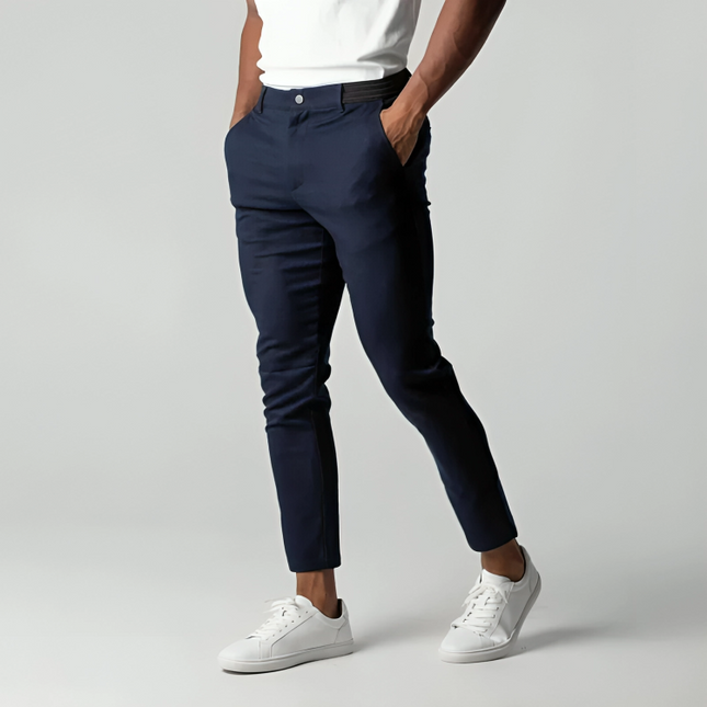Men's Tailored Stretch Chinos – Smart Everyday Tapered Fit