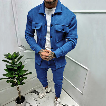 Men's Tracksuit in Tailored Fit – Utility Jacket & Trouser Set