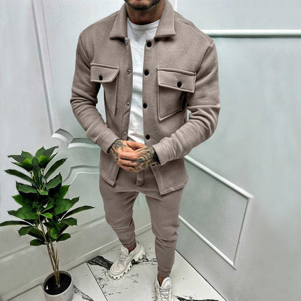 Men's Tracksuit in Tailored Fit – Utility Jacket & Trouser Set