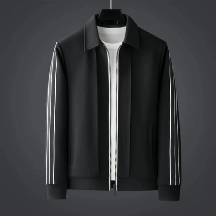 Men's Tracksuit Set – Zip-Up Jacket & Side Stripe Joggers