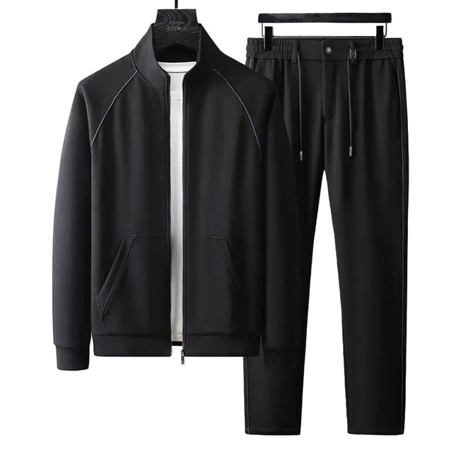 Men's Tracksuit Set – Zip-Up Jacket & Tapered Joggers