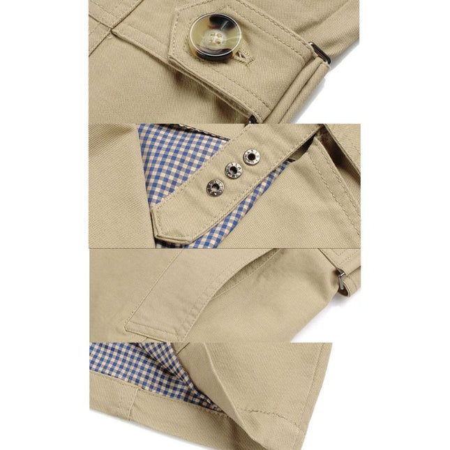 Men's Trench Coat – Tailored Fit Classic Double Detail