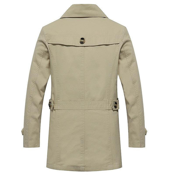 Men's Trench Coat – Tailored Fit Heritage Smart Overcoat