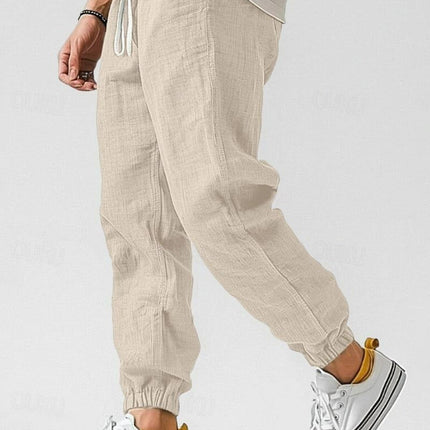 Men's Trousers in Relaxed Fit – Drawstring Tapered Leg