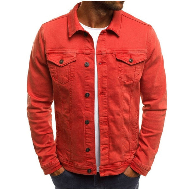 Men's Trucker Jacket – Classic Button Front Everyday Layer