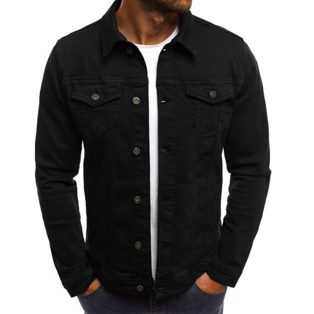 Men's Trucker Jacket – Classic Button Front Everyday Layer