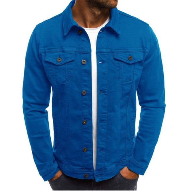 Men's Trucker Jacket – Classic Button Front Everyday Layer