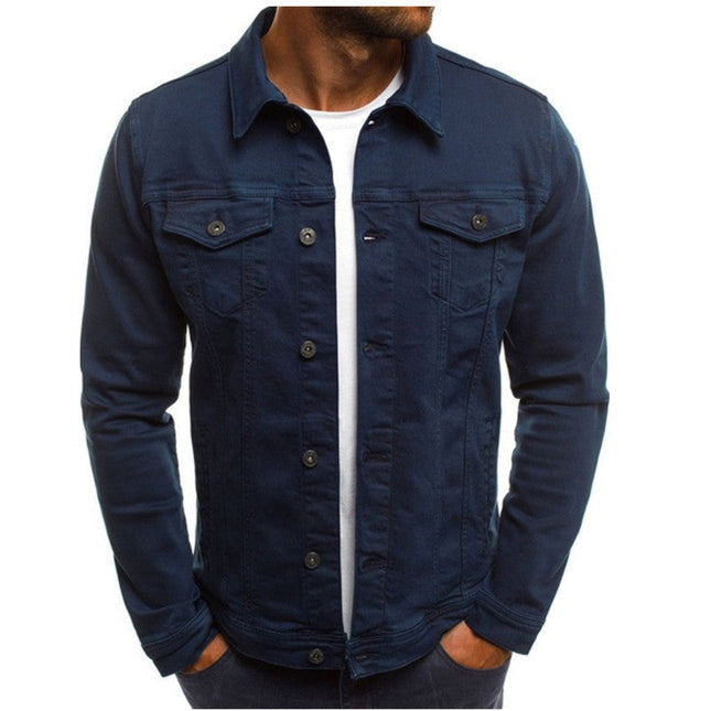 Men's Trucker Jacket – Classic Button Front Everyday Layer