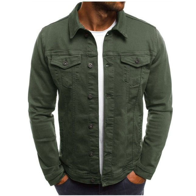 Men's Trucker Jacket – Classic Button Front Everyday Layer