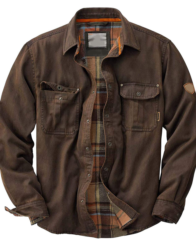 Men's Trucker Jacket in Regular Fit – Utility Button Through