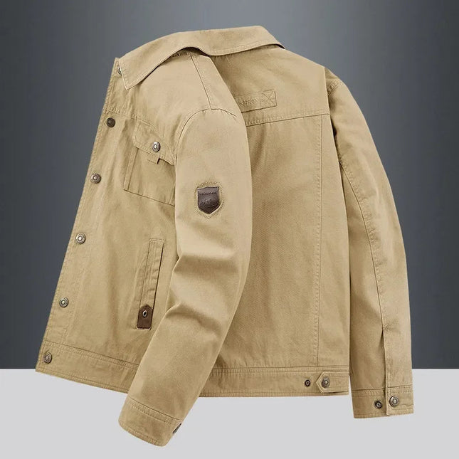 Men's Utility Jacket – Multi-Pocket Casual Everyday Layer