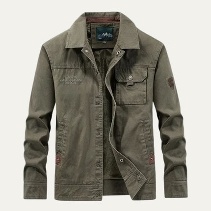 Men's Utility Jacket – Multi-Pocket Casual Everyday Layer