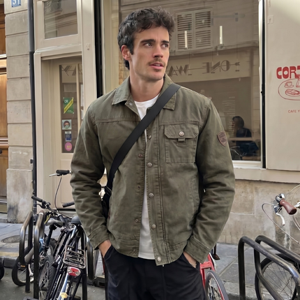 Men's Utility Jacket – Multi-Pocket Casual Everyday Layer