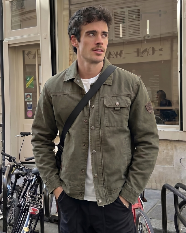 Men's Utility Jacket – Multi-Pocket Casual Everyday Layer