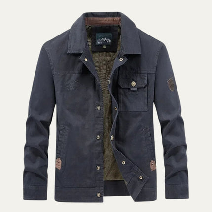 Men's Utility Jacket – Multi-Pocket Casual Everyday Layer