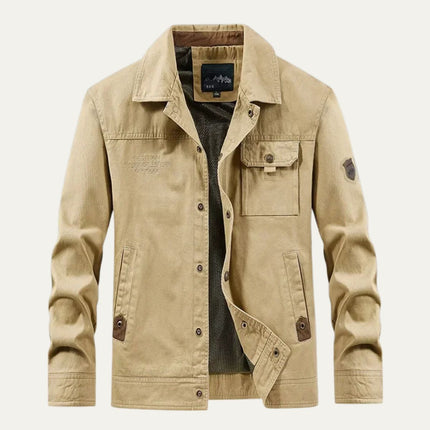 Men's Utility Jacket – Multi-Pocket Casual Everyday Layer