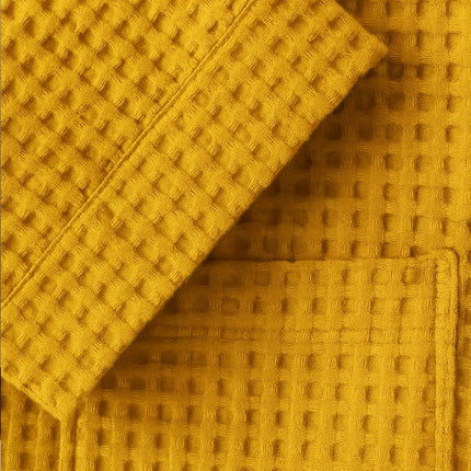 Men's Waffle Bathrobe with Belt for Spa & Home Comfort
