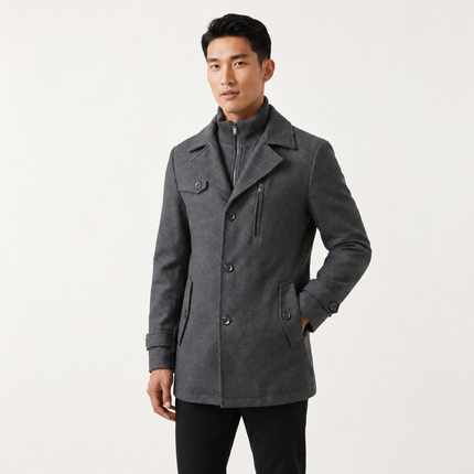 Men's Waterproof Business Coat – Smart Winter Tailored Fit