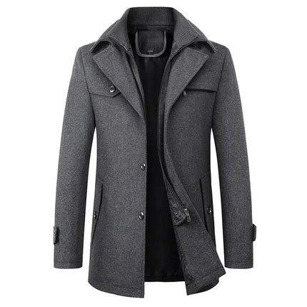 Men's Waterproof Business Coat – Smart Winter Tailored Fit