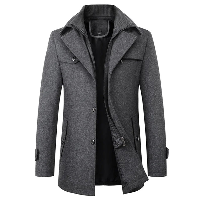 Men's Waterproof Business Coat – Smart Winter Tailored Fit