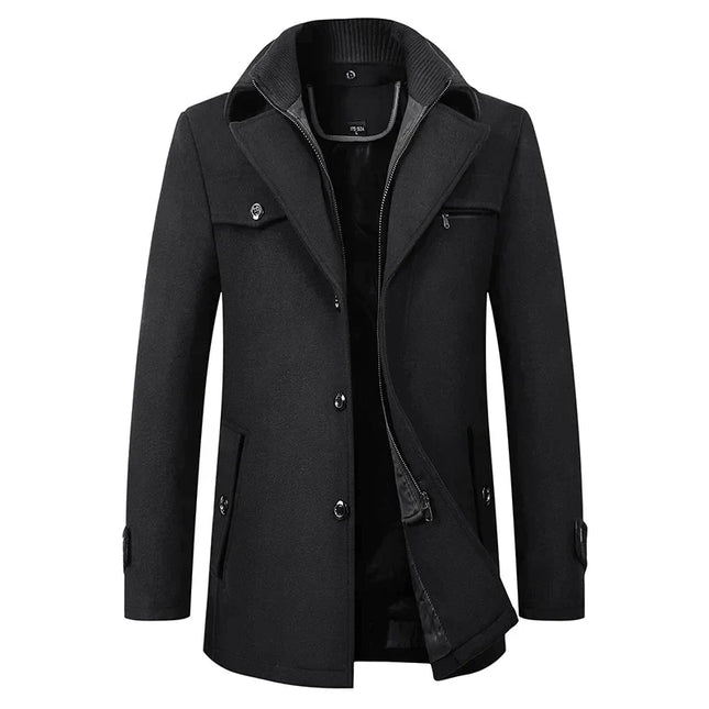 Men's Waterproof Business Coat – Smart Winter Tailored Fit