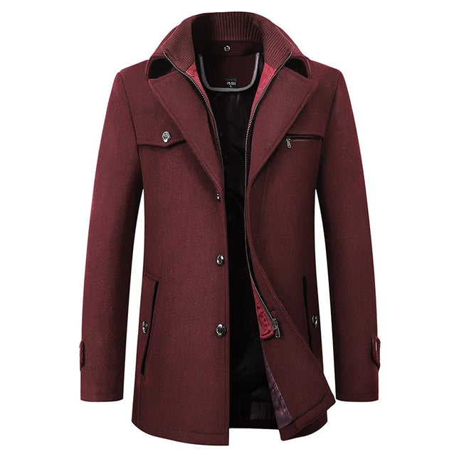Men's Waterproof Business Coat – Smart Winter Tailored Fit