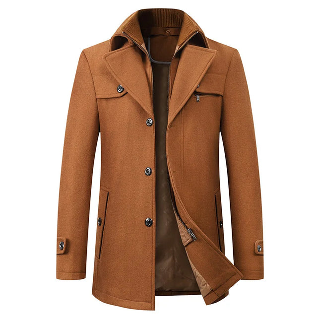 Men's Waterproof Business Coat – Smart Winter Tailored Fit