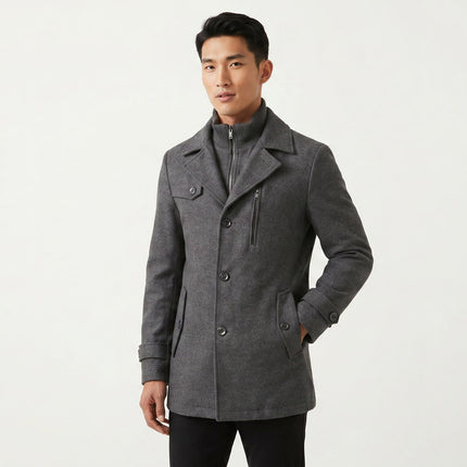 Men's Waterproof Business Coat – Smart Winter Tailored Fit