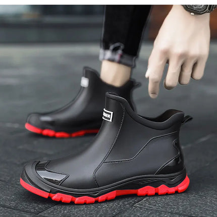 Men's Waterproof Terrain Boots – Slip-On Outdoor Grip Design