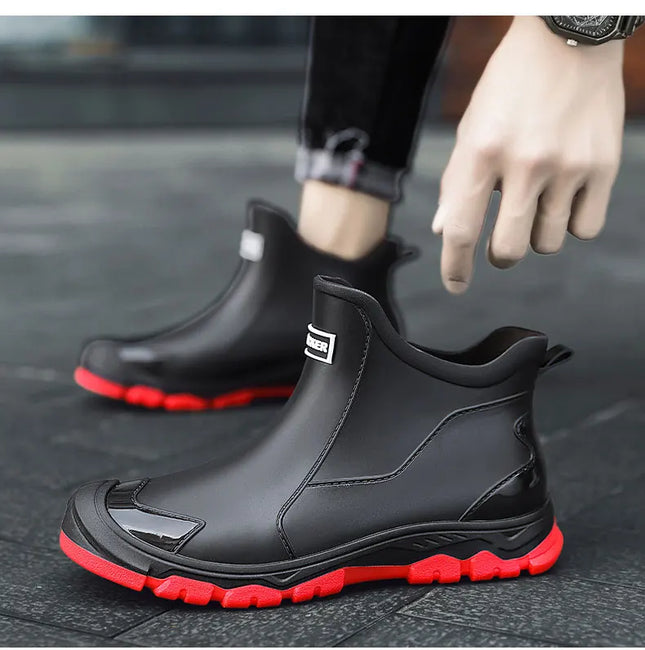 Men's Waterproof Terrain Boots – Slip-On Outdoor Grip Design