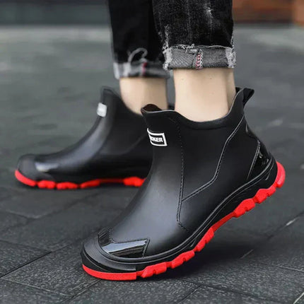 Men's Waterproof Terrain Boots – Slip-On Outdoor Grip Design