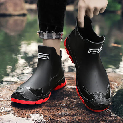 Men's Waterproof Terrain Boots – Slip-On Outdoor Grip Design