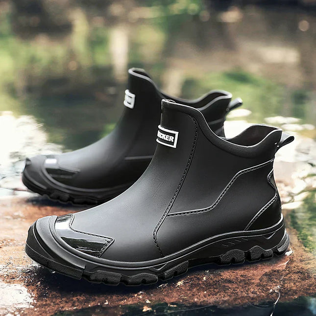 Men's Waterproof Terrain Boots – Slip-On Outdoor Grip Design