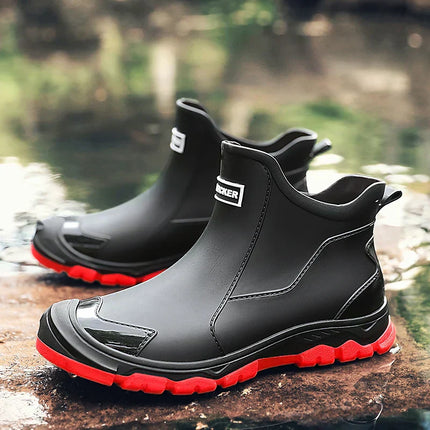 Men's Waterproof Terrain Boots – Slip-On Outdoor Grip Design