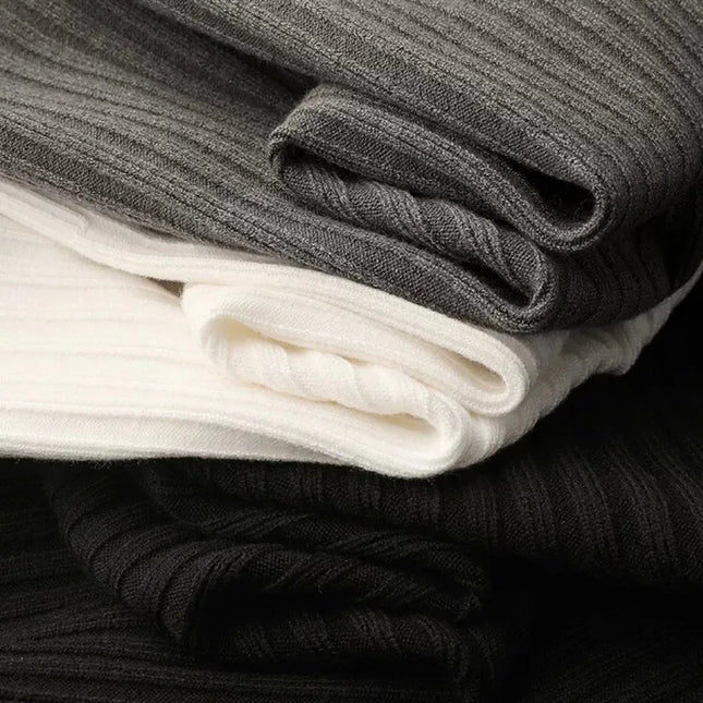 Men's Zip Neck Jumper – Ribbed Knit Smart Casual Style