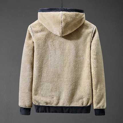 Men's Zip-Up Hoodie – Fleece-Lined Hooded Everyday Jacket