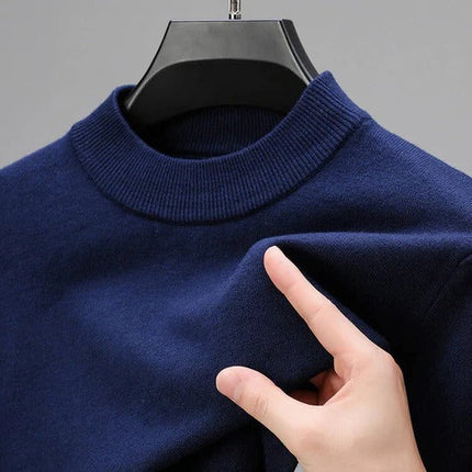 Oliver | Men's Cashmere Jumper – Roll Neck Sweater