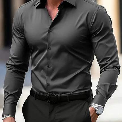 Oliver | Slim Fit Long Sleeve Button-Down Shirt