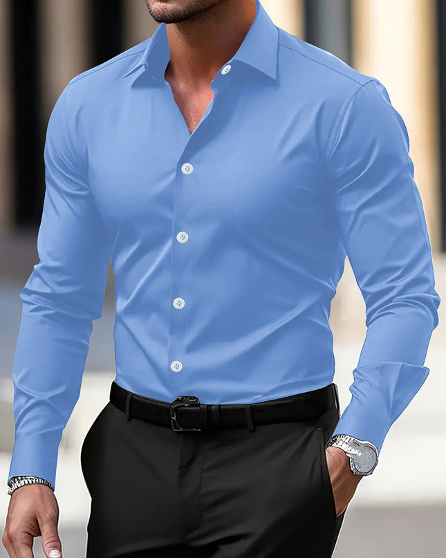 Oliver | Slim Fit Long Sleeve Button-Down Shirt