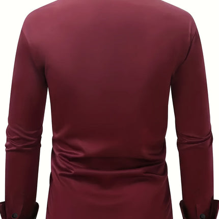 Oliver | Slim Fit Long Sleeve Button-Down Shirt