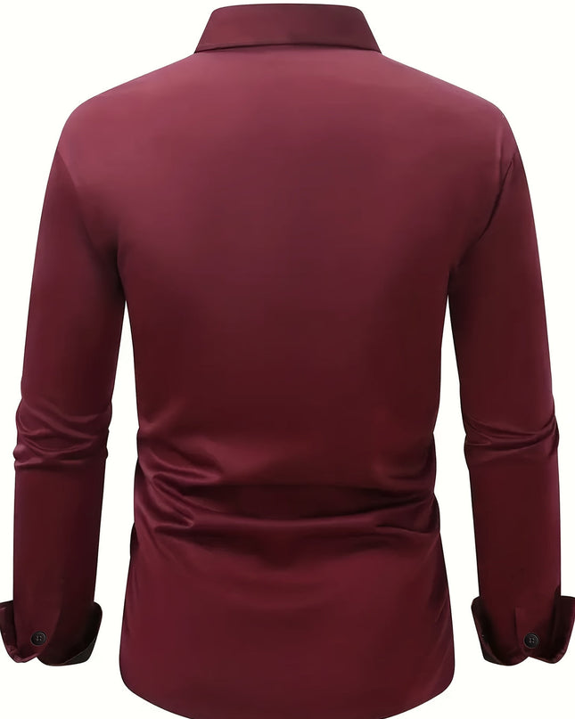 Oliver | Slim Fit Long Sleeve Button-Down Shirt