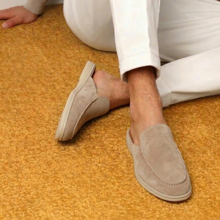 Oliver | Slip-On Open Heel Mule Loafers with Stitched Detail