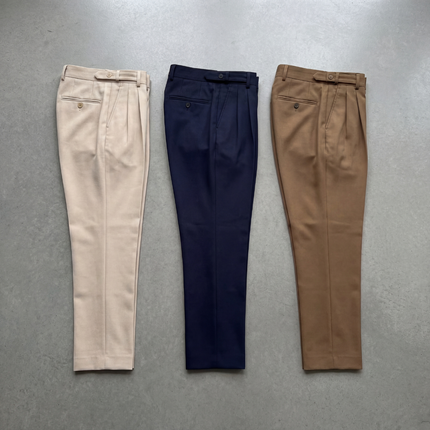 Oliver | Tailored Fit Smart Trousers with Pleated Front