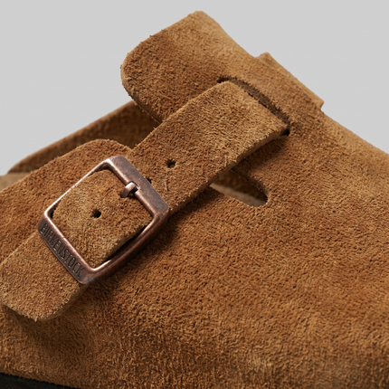 Owen | Suede Clogs with Adjustable Buckle Comfort Loafers